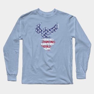 Patriotic Banner Phoenix America Long Sleeve T-Shirt